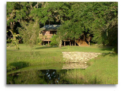 Private meditation retreat cabin in natural setting located in central Florida.